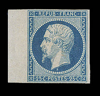 * EMISSION PRESIDENCE - * - N°10 - 25c Bleu - Beau Bdf - Signé Calves - TB - 1852 Louis-Napoleon