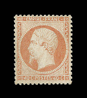 ** NAPOLEON DENTELE - ** - N°23 - 40c Orange - Bon Centrage - Signé Calves - TB - 1862 Napoleon III