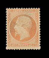 * NAPOLEON DENTELE - * - N°23 - 40c Orange - Charnière Légère - TB - 1862 Napoleon III