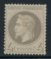 * NAPOLEON LAURE - * - N°27B - 4c Gris - TB - 1863-1870 Napoleon III With Laurels