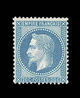 ** NAPOLEON LAURE - ** - N°29B - 20c Bleu - Type II - Signé A. Brun - TB/SUP - 1863-1870 Napoleon III With Laurels