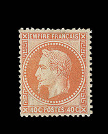 ** NAPOLEON LAURE - ** - N°31 - 40c Orange - Signé Calves - TB - 1863-1870 Napoleon III With Laurels