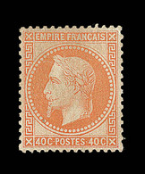 * NAPOLEON LAURE - * - N°31 - 40c Orange - Signé A. Brun - TB - 1863-1870 Napoleon III With Laurels