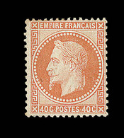 * NAPOLEON LAURE - * - N°31 - 40c Orange - Signé A. Brun - TB - 1863-1870 Napoleon III With Laurels