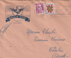 France Oblitérations Mécaniques Flammes - Enveloppe - Mechanical Postmarks (Advertisement)