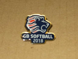 GREAT BRITAIN SOFTBALL NATIONAL TEAM FEDERATION PIN – UNITED KINGDOM - Habillement, Souvenirs & Autres