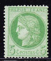 * CERES IIIème REPUBLIQUE - * - N°53 - 5c Vert - TB - 1871-1875 Ceres