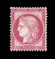 * CERES IIIème REPUBLIQUE - * - N°57 - 80c Rose - TB - 1871-1875 Cérès