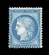 * CERES IIIème REPUBLIQUE - * - N°60B - 25c Bleu - Type II - Signé Calves - TB - 1871-1875 Ceres