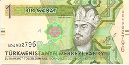 Turkmenistan P-29b  1 Manat  2014 UNC - Turkmenistan