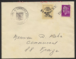 L TIMBRES DE GREVE - L - Mau N°9 - Epinal + N°1536 - Griffe EPINAL - 24 Mai 68 + Cachet CH. Commerce Epinal - TB - Other & Unclassified