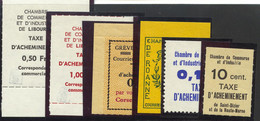 ** TIMBRES DE GREVE - ** - N°9/15 - Sf N°9 - 6 Val - TB - Other & Unclassified