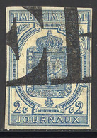 O TIMBRES JOURNAUX - O - N°2 - 2c Bleu - TB - Newspapers