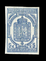 * TIMBRES JOURNAUX - * - N°6 - 5c Lilas - ND - Réimpression De GAND (1913) - TB - Zeitungsmarken (Streifbänder)