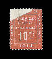 ** TIMBRES DE GUERRE - ** - N°1 - 10c Vermillon - TB - War Stamps