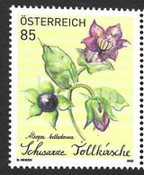 Autriche, 2022 Mnh**, Belladonne (Morelle Mortelle), Plante Vénéneuse - Unused Stamps