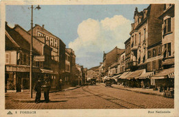 Forbach * La Rue Nationale * Hôtel * Commerces Magasins - Forbach