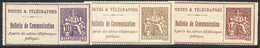 * TIMBRES - TELEPHONE - * - N°22, 25/6 - TB - Telegraph And Telephone