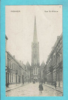 * Izegem - Iseghem (West Vlaanderen) * (Edit Strobbe - Hoornaert) Rue Saint Hilaire, Kerk, Church, église, Animée, Old - Izegem