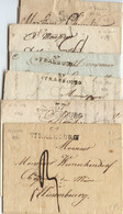 LAC M.POSTALES 19ème Siecle - BAS-RHIN - LAC - 67 Strasbourg (x6) Plis - Cachets Diff. Lenain N°27 + 29/32 - TB - Lettres & Documents