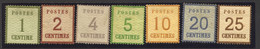 (*)/* TIMBRES 1870 - 71 - (*)/* - N°1b/7b - Reimpressions - N°2 Et 3 (*) - B/TB - Lettres & Documents