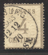 O TIMBRES 1870 - 71 - O - N°3 - 4c Gris - TB - Lettres & Documents