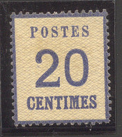 * TIMBRES 1870 - 71 - * - N°6 -bon Centrage - S. Brun - TB - Lettres & Documents