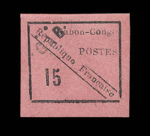 * GABON - * - N°14 - 15c Noir Sur Rose - TB - Other & Unclassified