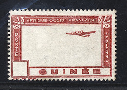 (*) GUINEE - POSTE AERIENNE - (*) - N°16a - Centre Et Valeur Omis - TB - Other & Unclassified