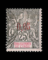 O INDE FRANCAISE - O - N°20 - 0,05 S/25c - TB - Other & Unclassified