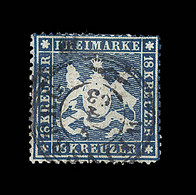 O WURTEMBERG - O - N°20 - 18k Bleu - B - Other & Unclassified