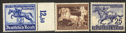 ** ALLEMAGNE - IIIEME REICH - ** - N°670/71, 738 Hippisme - TB - Neufs