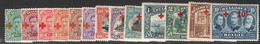 ** BELGIQUE - ** - N°150/63 - Sf 156 - Rousseur Au N°162 - Autres TB - 1915-1920 Albert I