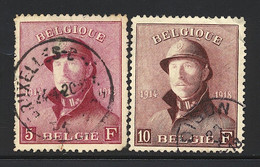 O BELGIQUE - O - N°177/8 - Les 2 Val - 5F Et 10F - TB - Neufs