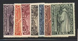 ** BELGIQUE - ** - N°260/66 - 7 Valeurs - Série Orval - TB - Neufs