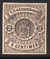 (*) LUXEMBOURG - (*) - N°4 - 2c Noir - TB - 1859-1880 Coat Of Arms