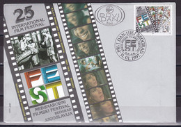 Yugoslavia 1997 International Film Festival Belgrade Serbia Cinema FDC - Briefe U. Dokumente