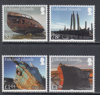 2020 Falkland Islands Shipwrecks Ships Complete Set Of 4 MNH @ BELOW FACE VALUE - Falklandinseln