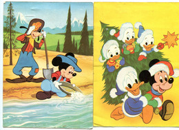 Lot De 2 CP Disney - Mickey - 1237 - Autres & Non Classés