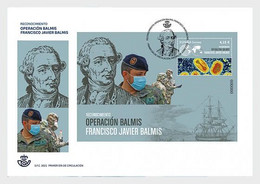 Spain 2021 Pandemic Special Issue Fight Virus Covid-19 FDC Mint Doctor Coronavirus (**) - Covers & Documents