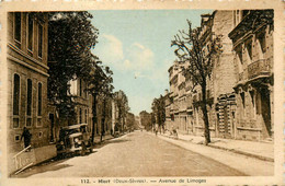 Niort * Avenue De Limoges * Automobile Voiture Ancienne - Niort