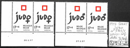 [3459]TB//**/Mnh-Belgique 1997 - N° 2703/4, Paires Cdf Datés, Judo, Sports - Nuevos