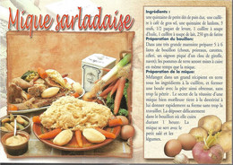 TRADITIONS + Carte Postale Neuve : RECETTE Du PERIGORD - MIQUE SARLADAISE + AS DE COEUR 19 061 - Recettes (cuisine)
