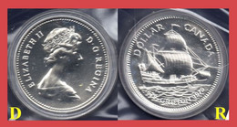 CANADA 1979 1 (ONE) DOLLAR ELIZABETH II GRIFFON SILVER COIN, MONETA ARGENTO - Canada