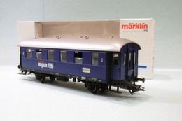 Märklin 3 Rails - VOITURE VOYAGEURS DB Bleu Magazin 1995 Réf. 84235 BO HO 1/87 - Passagierwagen