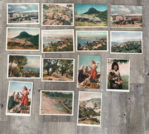 ALBANIEN Views Set Of 15 Vintage Postcards Albania - Albanie