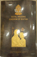 BHUTAN 2011 Royal Wedding 225nu "GOLD" BEAUTIFUL SS MNH, As Per Scan - Oddities On Stamps