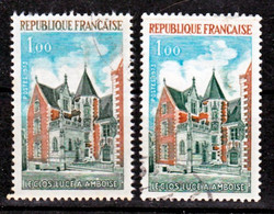 France 1759 Variété  Légende Bleue Et Orange  Oblitéré Used - Used Stamps