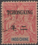 Tch'ong-K'ing 1903 N° 43 Type Sage Faux De FOURNIER (D30) - Gebruikt