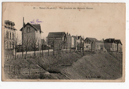 TRIEL * YVELINES * VUE GENERALE DES MAISONS NEUVES * Carte N° 25 * B. F., Paris * XXX Villa LES ROSES, Rue De Bellevue - Triel Sur Seine